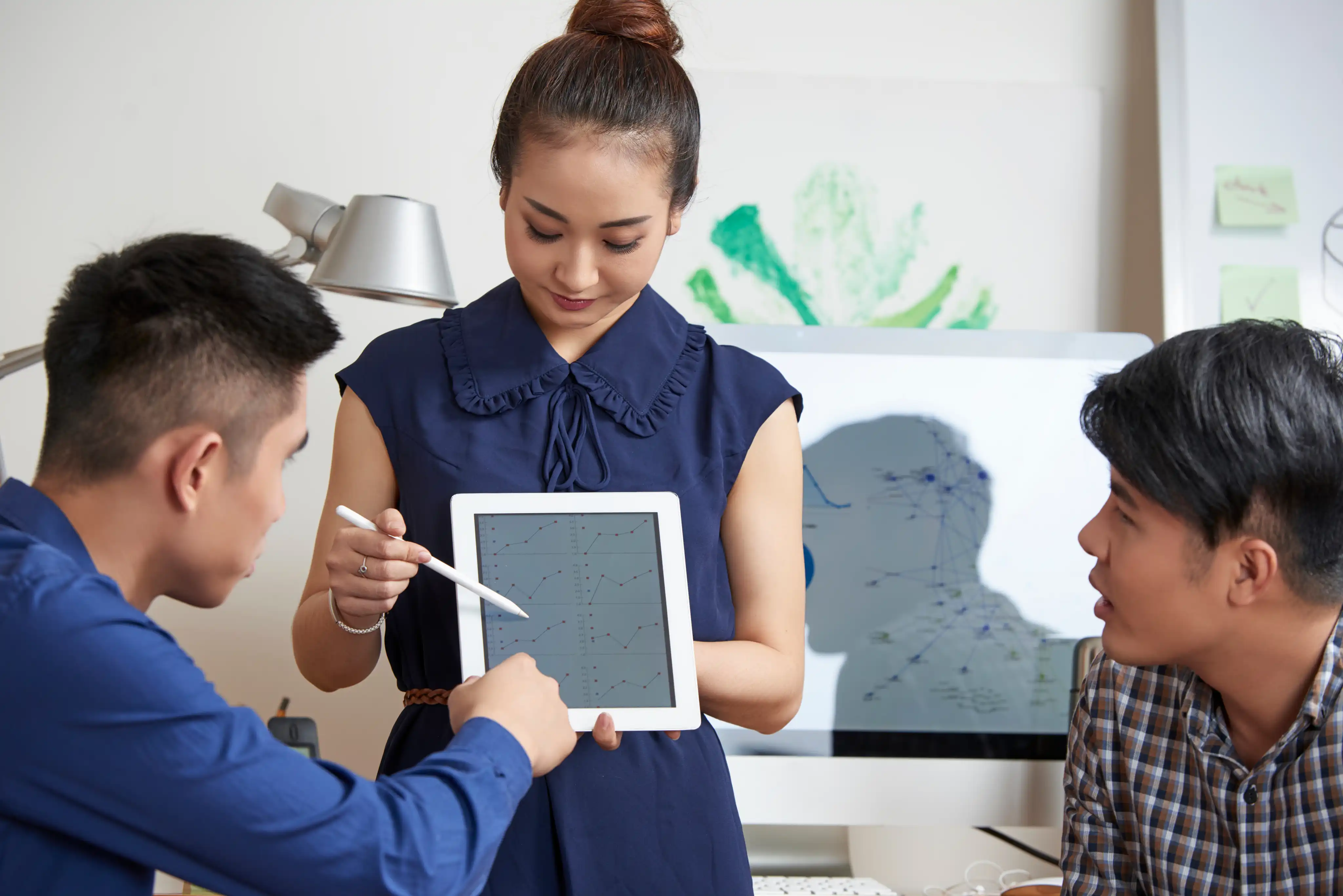 business people discussing